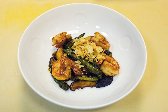 Креветки в пряно-чесночном соусе от Nobu (фото 10)