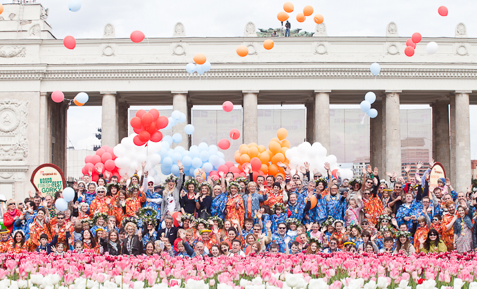Посадка черешневого леса в парке Горького (фото 1)