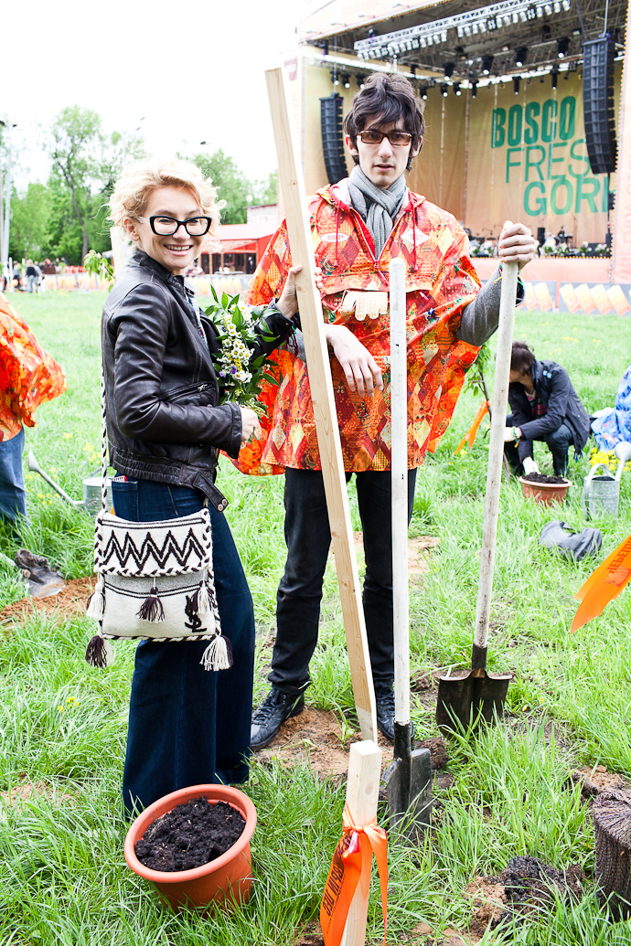 Посадка черешневого леса в парке Горького (фото 39)