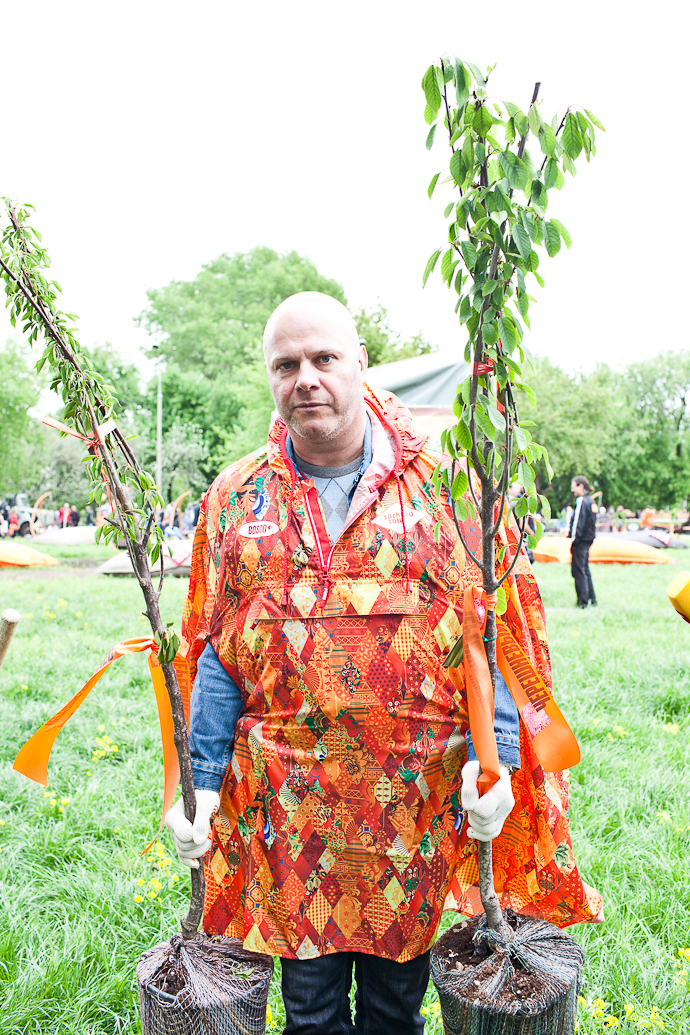 Посадка черешневого леса в парке Горького (фото 40)