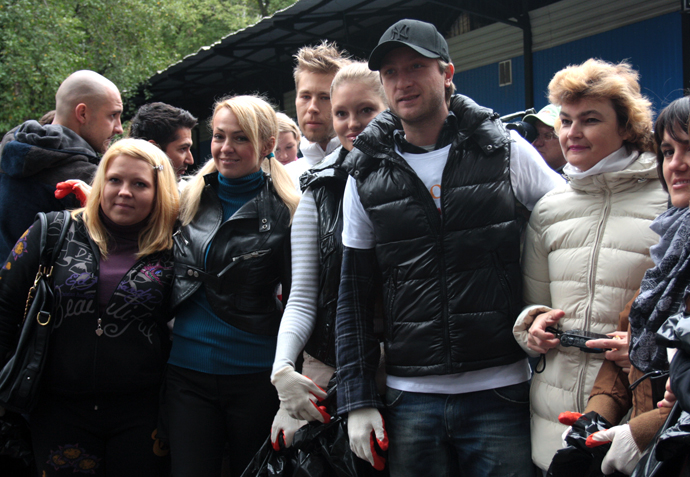 Акция "Мусору нет" в парке "Фили" (фото 2)