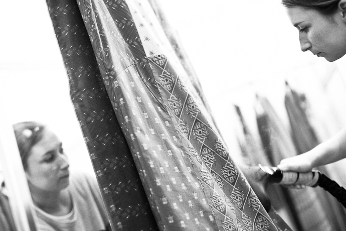 Показ Alena Akhmadullina весна-лето 2013: backstage (фото 7)