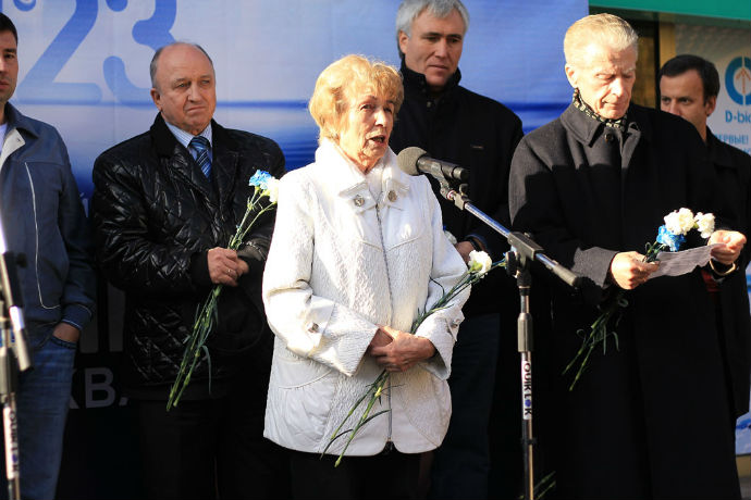 Открытие памятной доски в честь Льва Яшина (фото 6)