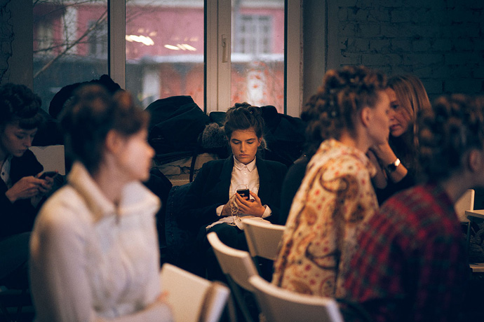 Ulyana Sergeenko весна-лето 2012. Backstage (фото 11)