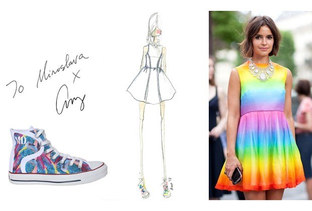 Именные кеды Converse by Tibi (фото 1)