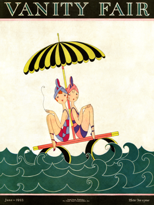 100 винтажных открыток Vanity Fair (фото 1)