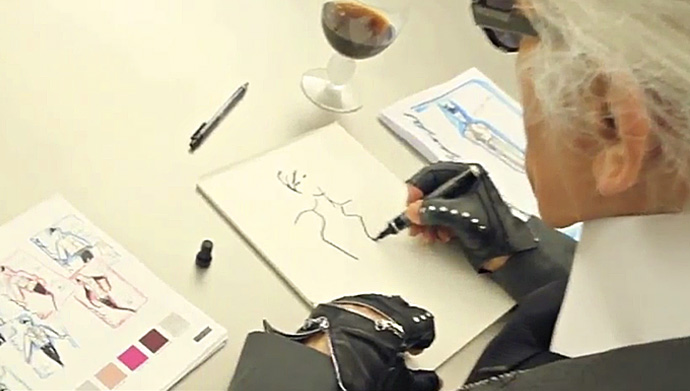 Карл Лагерфельд в видео для Macy’s (фото 1)