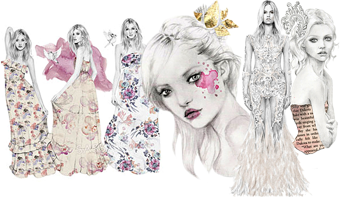 Мода в иллюстрациях. Часть 1 (фото 14)