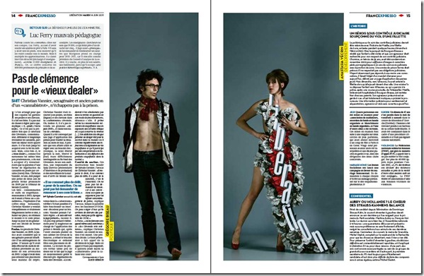 Жан Поль Готье на обложке Liberation (фото 6)