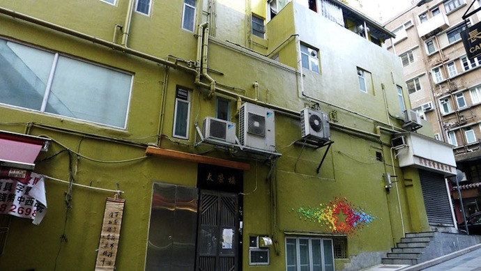 Цветные оригами как уличное искусство (фото 2)