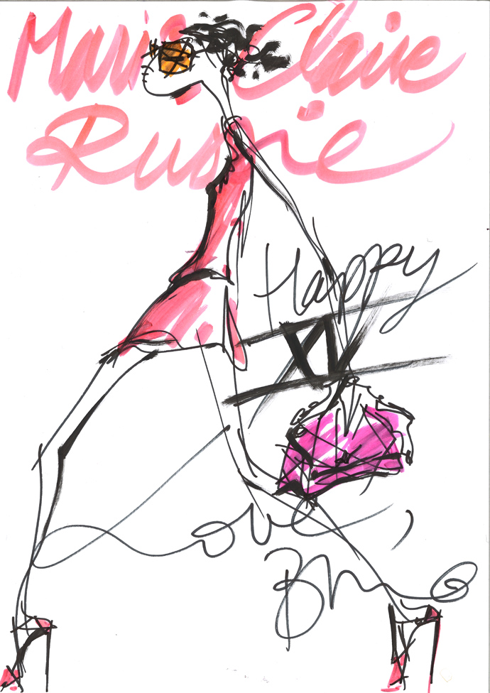 Дизайнеры поздравили Marie Claire с юбилеем (фото 13)