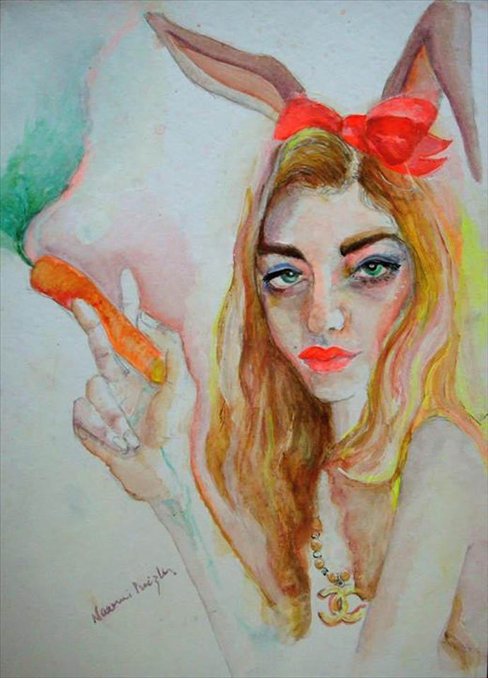 Художественные таланты моделей (фото 19)