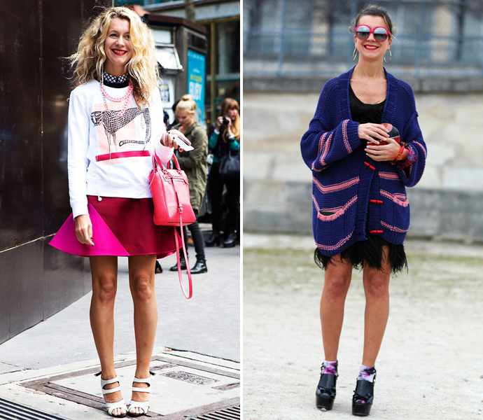 Натали Джус в джемпере в полоску Натали Джус в джемпере в полоску