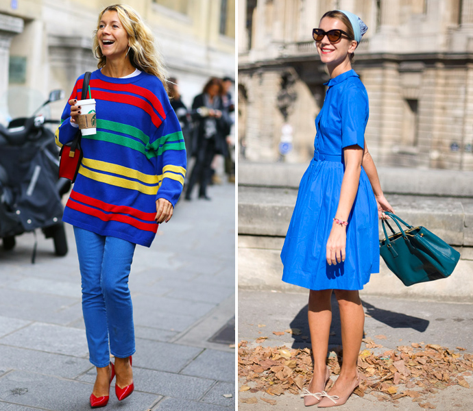 Натали Джус в синем Натали Джус в синем