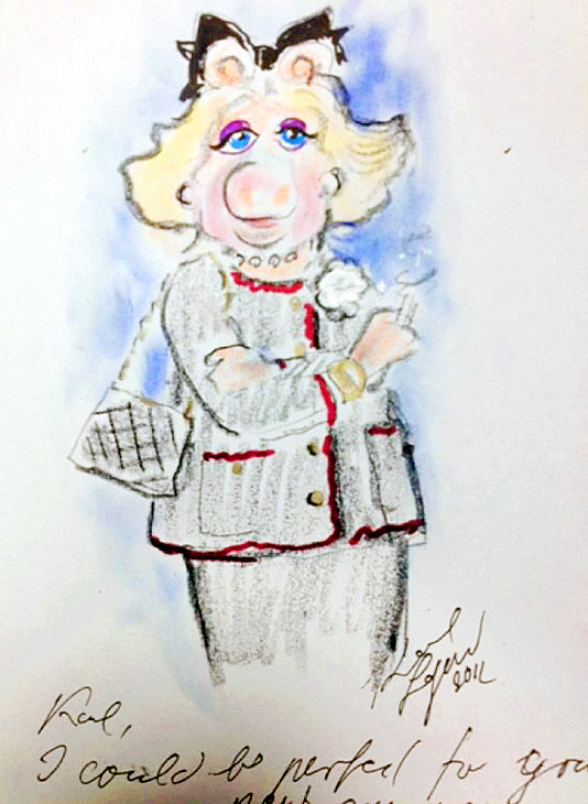 Карл Лагерфельд для газеты Metro (фото 5)