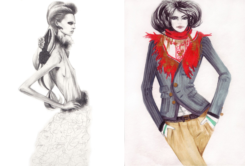 Мода в иллюстрациях. Часть 3 (фото 23)