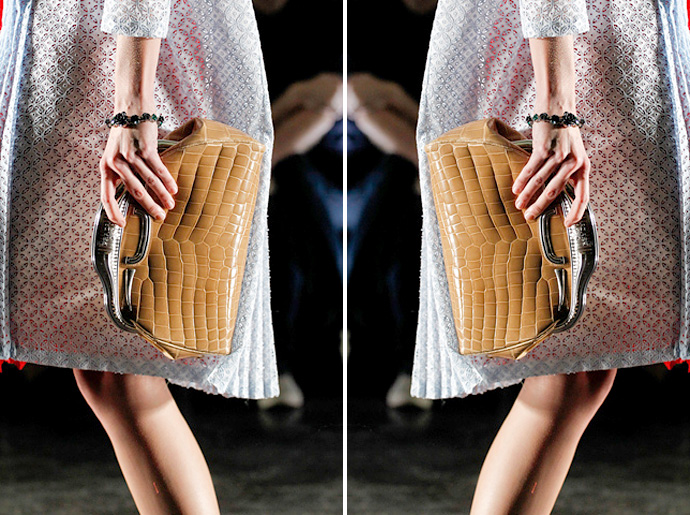 Крокодиловые сумки весны-лета 2012 (фото 7)