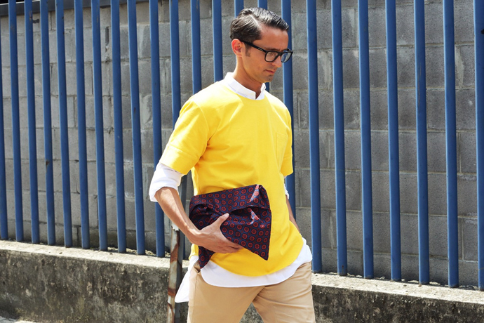 Неделя мужской моды в Милане: Streetstyle. Часть 1 (фото 4)