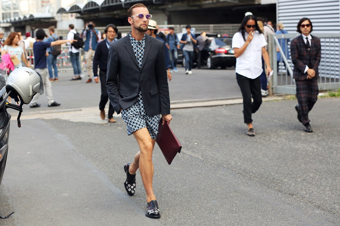 Неделя мужской моды в Париже: Streetstyle. Часть 2 (фото 4)