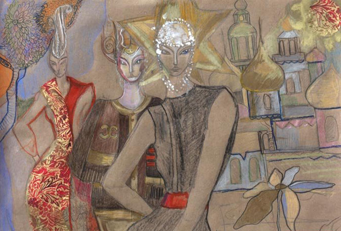 Художественные таланты моделей (фото 2)