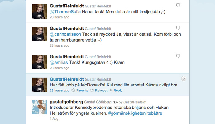 Новая работа для сына премьера Швеции (фото 1)