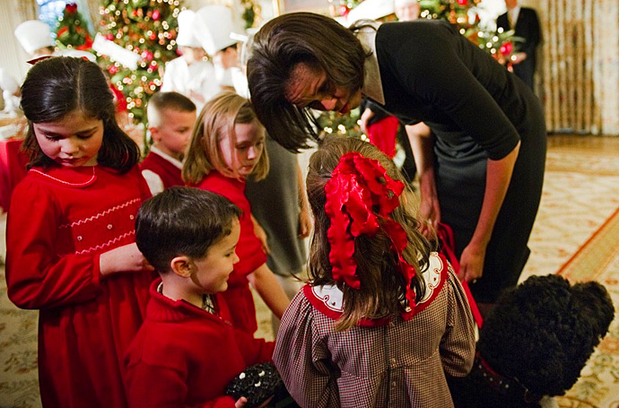 Мишель Обама готовится к Рождеству (фото 2)