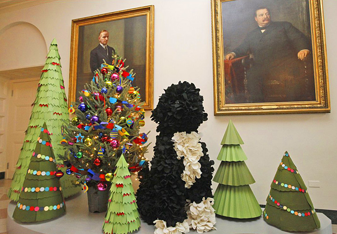 Мишель Обама готовится к Рождеству (фото 4)