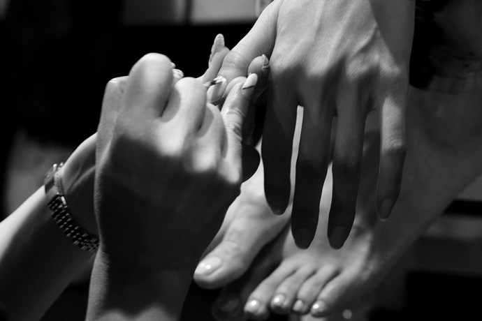 Скотт Шуман за кулисами показа Tommy Hilfiger (фото 14)