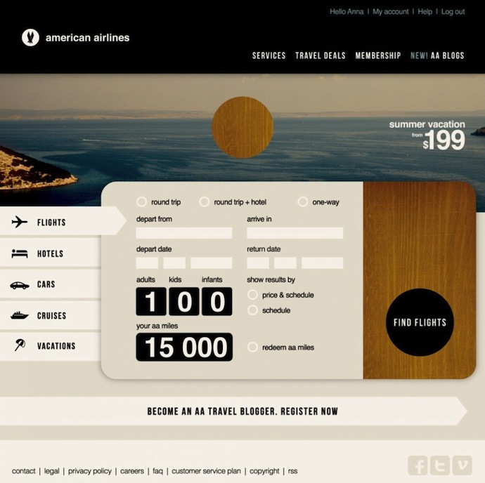 Креативный ребрендинг American Airlines (фото 2)