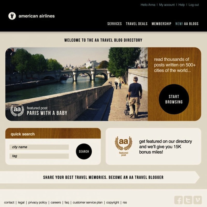 Креативный ребрендинг American Airlines (фото 1)