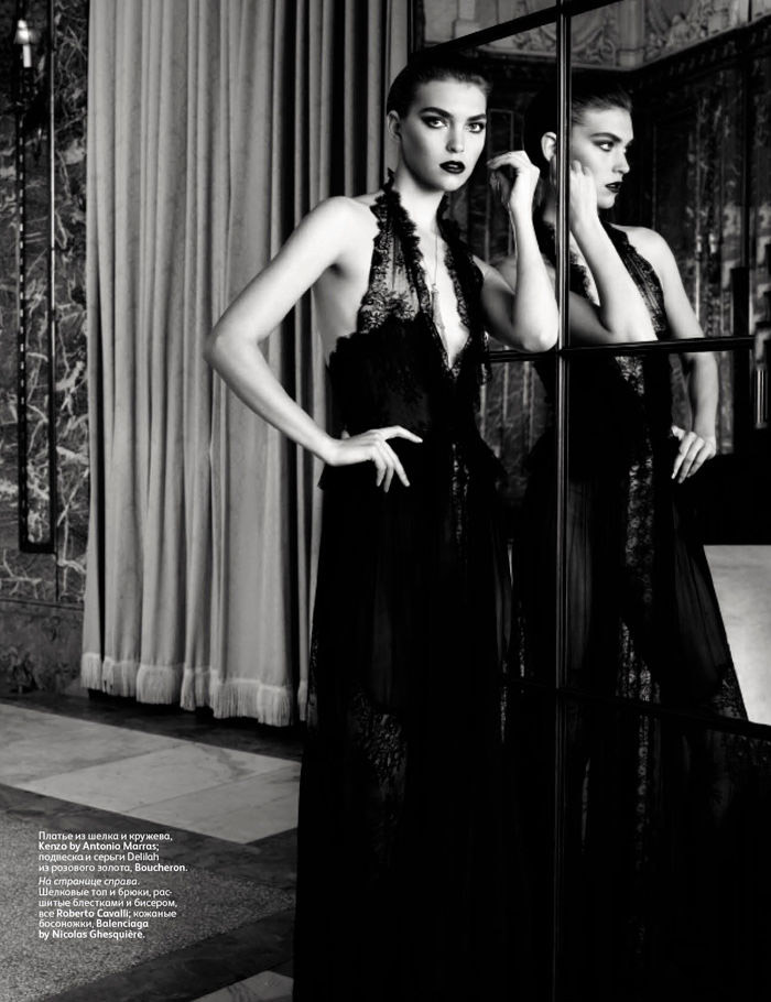 Аризона Мьюз в декабрьском Vogue Россия (фото 4)