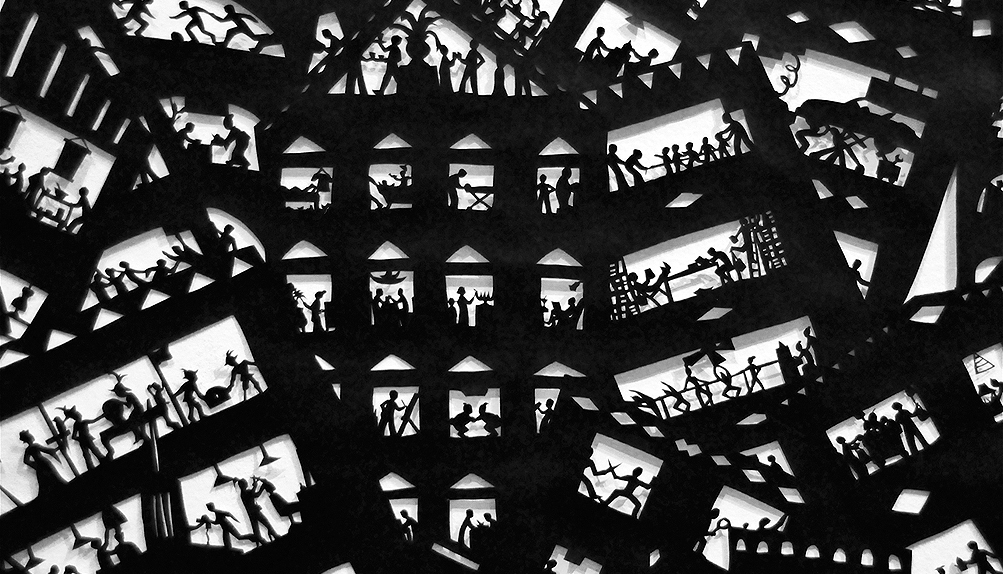 Выставка бумажного искусства в Манчестере (фото 3)