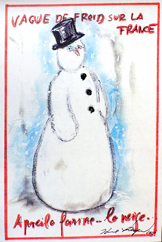 Карл Лагерфельд для газеты Metro (фото 6)