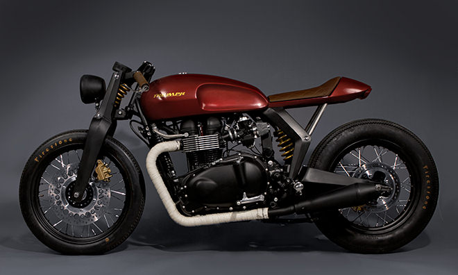 Кастомизированный мотоцикл Barbour для Triumph (фото 2)