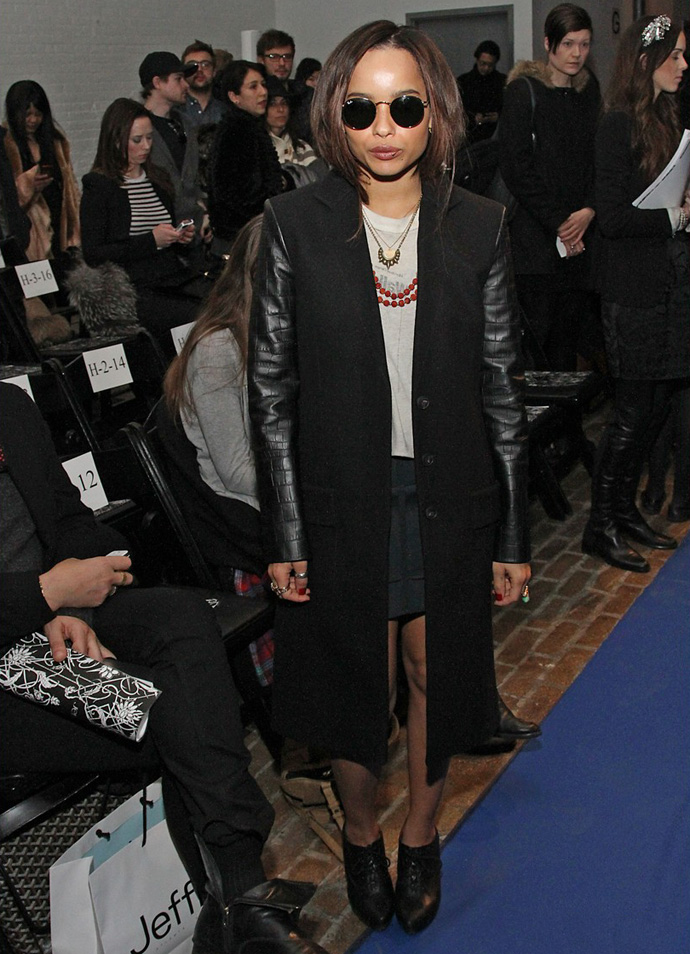 Звезды на неделе моды в Нью-Йорке. Часть 1 (фото 42)