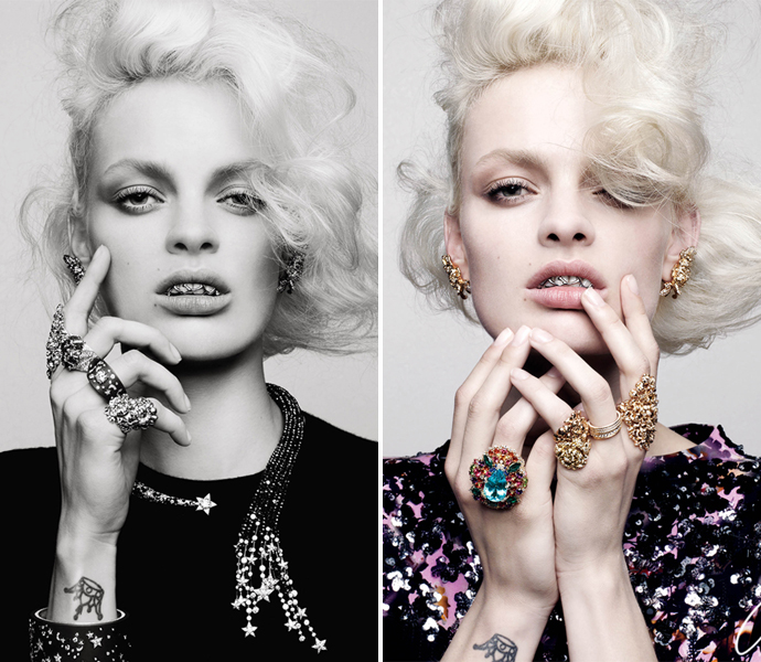 Появились новые кадры из журнала Карин Ройтфельд (фото 1)