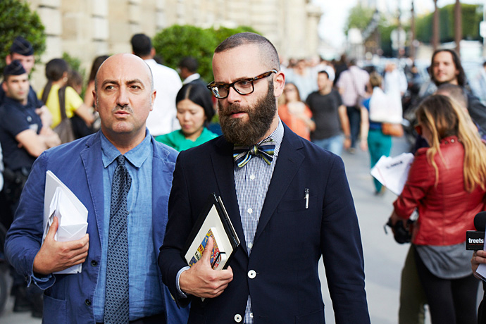 Неделя высокой моды в Париже: Streetstyle. Часть 1 (фото 16)