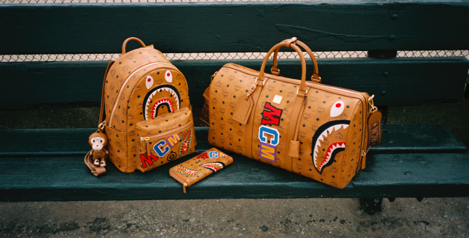 В ЦУМе появились сумки и аксессуары из коллаборации A Bathing Ape и MCM |  BURO.