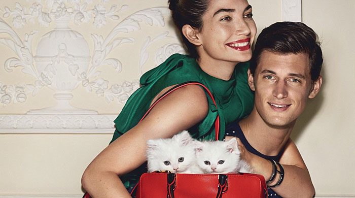 Первый взгляд: Карли Клосс и Лили Олдридж для Carolina Herrera