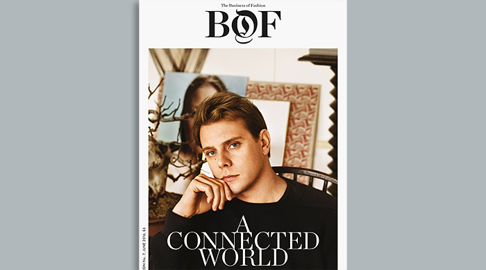 Джонатан Андерсон на обложке печатного Business of Fashion