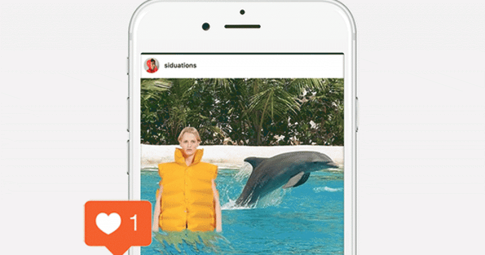 Инстаграм Siduations: ироничные коллажи с моделями