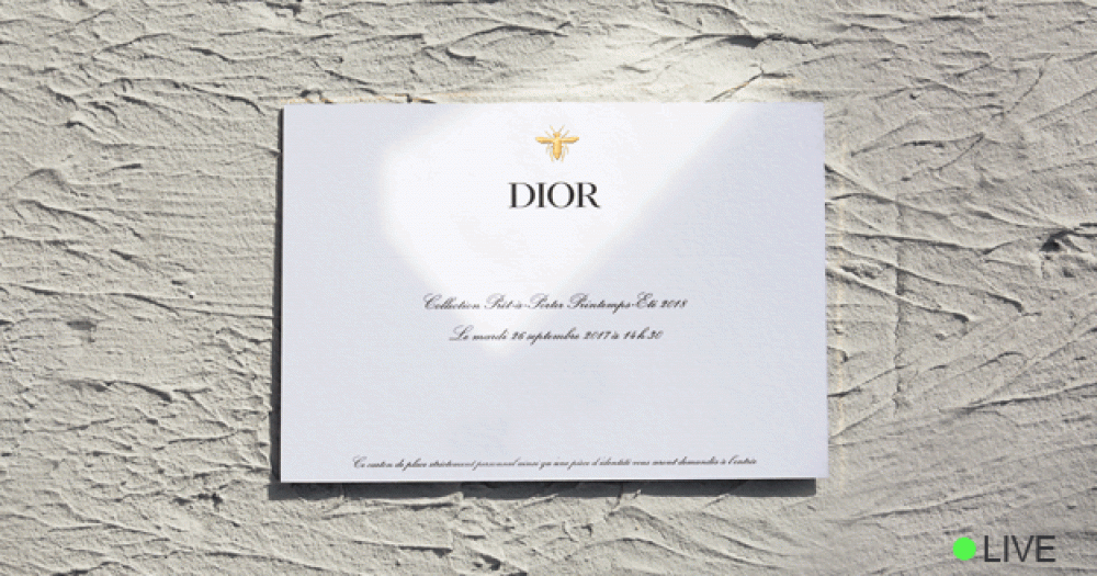 Прямая трансляция Christian Dior весна-лето 2018