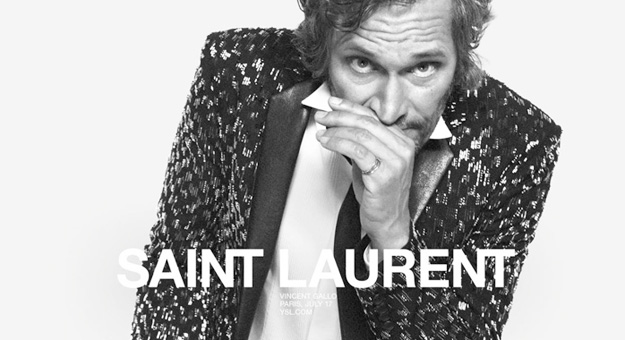 Винсент Галло снялся в рекламной кампании Saint Laurent