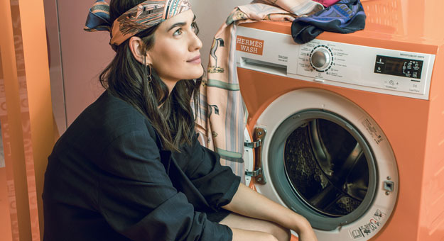 Запуск pop-up-прачечной HermèsMatic в «Цветном»