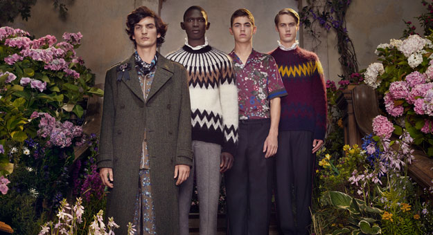 Завтрак на террасе в рекламной кампании Erdem x H&M