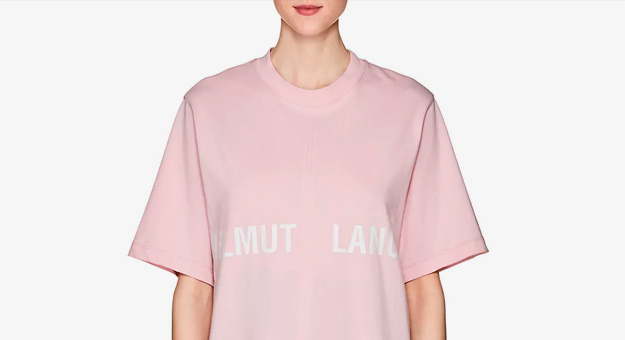 Helmut Lang выпустил розовую футболку для миллениалов