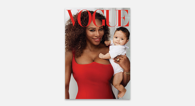 Серена Уильямс показала дочь на обложке Vogue