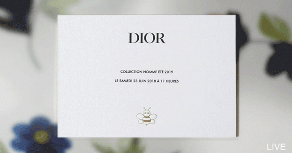 Прямая трансляция показа коллекции Dior Homme, весна-лето 2019