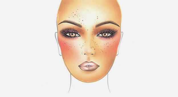 Визажист Make Up For Ever рисует для Buro 24/7