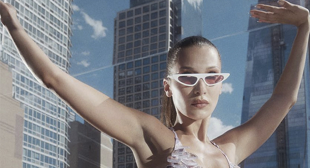 Белла Хадид изобразила произведение искусства в новой съемке журнала Pop